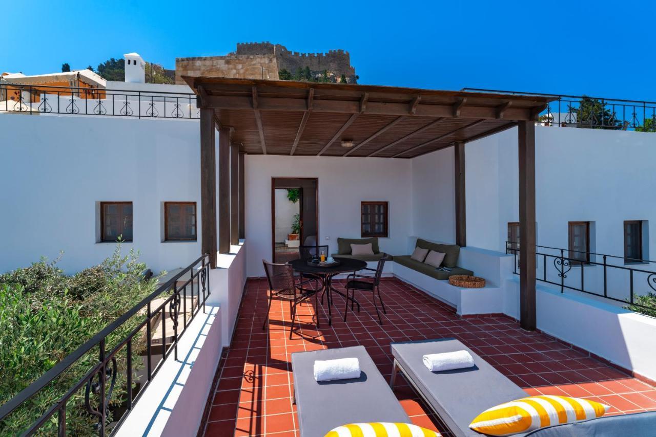 Maris Lindos Suites & Apartments Exteriér fotografie